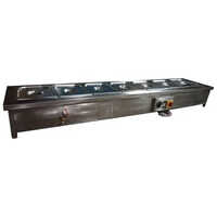 Silver Stainless Steel Table Top Electric Bain Marie Machine