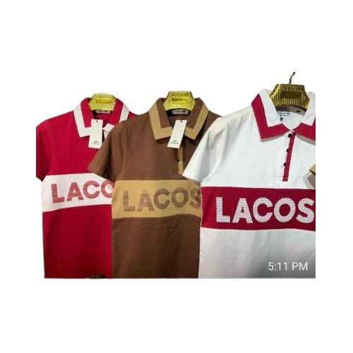 Mens Printed Polo Collar T-Shirts Age Group: Adult