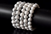 Howlite Bracelet Crystal Beaded Bracelet