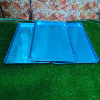 Aluminium Baking Tray - 16x24 Inches, Durable Blue Design With Warranty For Versatile Kitchen Use