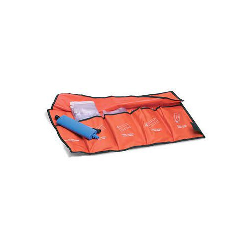 Air Splint - Durable Pvc, Inflatable Design, Orange Color For Versatile Injury Support
