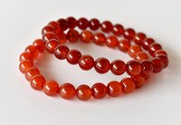 Red Onyx Bracelet Crystal Beaded Bracelet