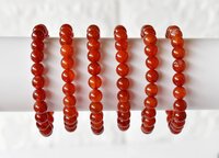 Red Onyx Bracelet Crystal Beaded Bracelet