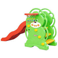 Bear Slide - Pvc Plastics, 66x34x45 Inches | Manual Function, Installation Guideline Available