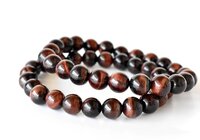 Red Tiger Eye Bracelet Crystal Beaded Bracelet