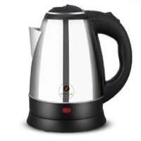 Stainless Steel Electric Kettle - 1.5 Liter, Black/silver Color | Automatic Shut-off, Boil-dry Protection, 360-degree Rotational Base