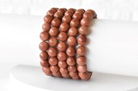 Red Sandstone Bracelet Crystal Beaded Bracelet