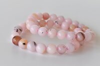 Pink Opal Bracelet Crystal Beaded Bracelet