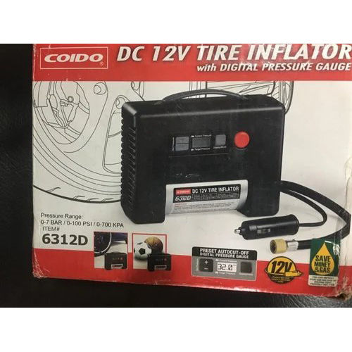 Black 12 V Dc Tier Inflator