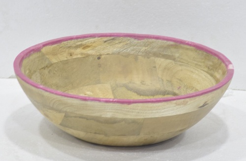 10 Wooden Bowl Natural Finish