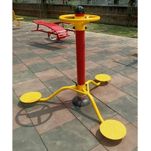 Mild Steel Outdoor Gym Triple Waist Twister Application: Cardio at Best ...