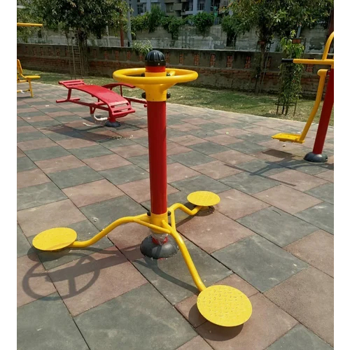 Mild Steel Outdoor Gym Triple Waist Twister - Application: Cardio