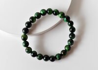 Tiger Cats Eye Green Bracelet Crystal Beaded Bracelet