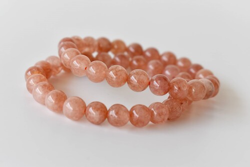 Sunstone Bracelet Crystal Beaded Bracelet