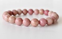 Rhodochrosite Bracelet Crystal Beaded Bracelet