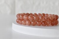 Sunstone Bracelet Crystal Beaded Bracelet