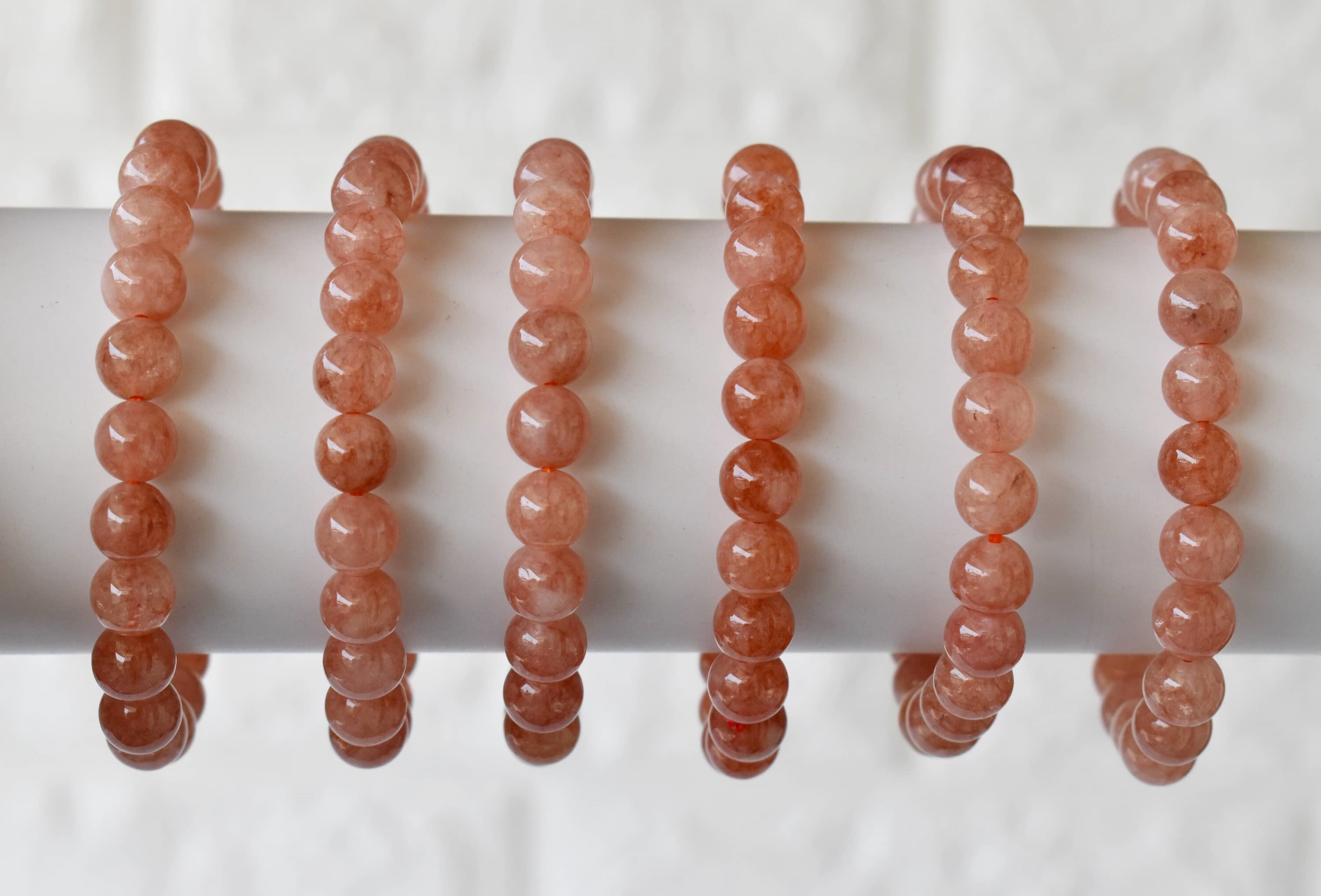 Sunstone Bracelet Crystal Beaded Bracelet