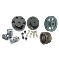Couplings And Pulleys - Cast Iron, Bore Size 20 Mm, Limiting Speed 5000 Rpm | Deep Groove Ball Bearings, Taper Lock Bushes, Rubber Seals, High Load Capacity