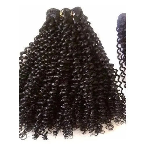 Remy Machine Weft Curly Hair