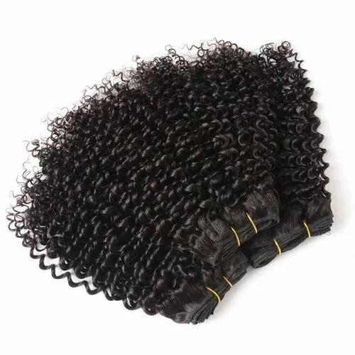 Curly Virgin Remy Human Hair Wefts Bundle Application: Personal