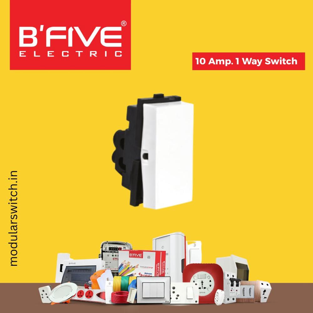 Modular Switch | 6AMP 1 Way Switch - 901