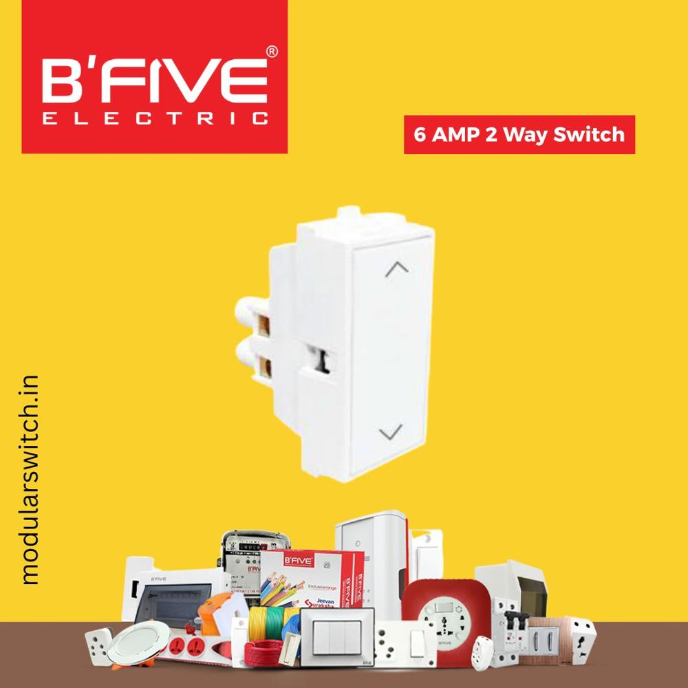 Modular Switch | 6 AMP 2 Way Switch -907