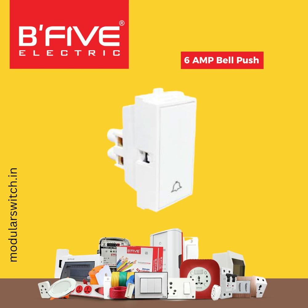 Electric Switch | 6 AMP Bell Push -908 