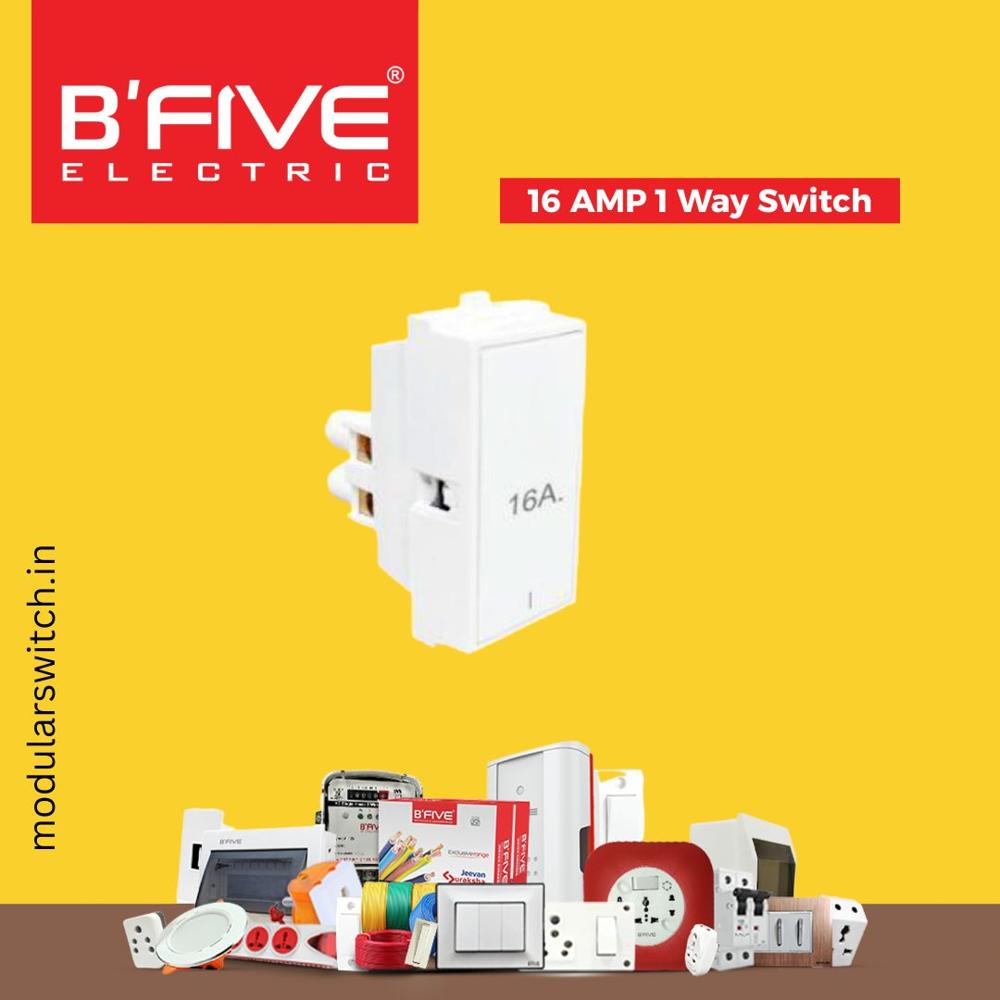 Modular Switch | 16 AMP 1 Way Switch- 909