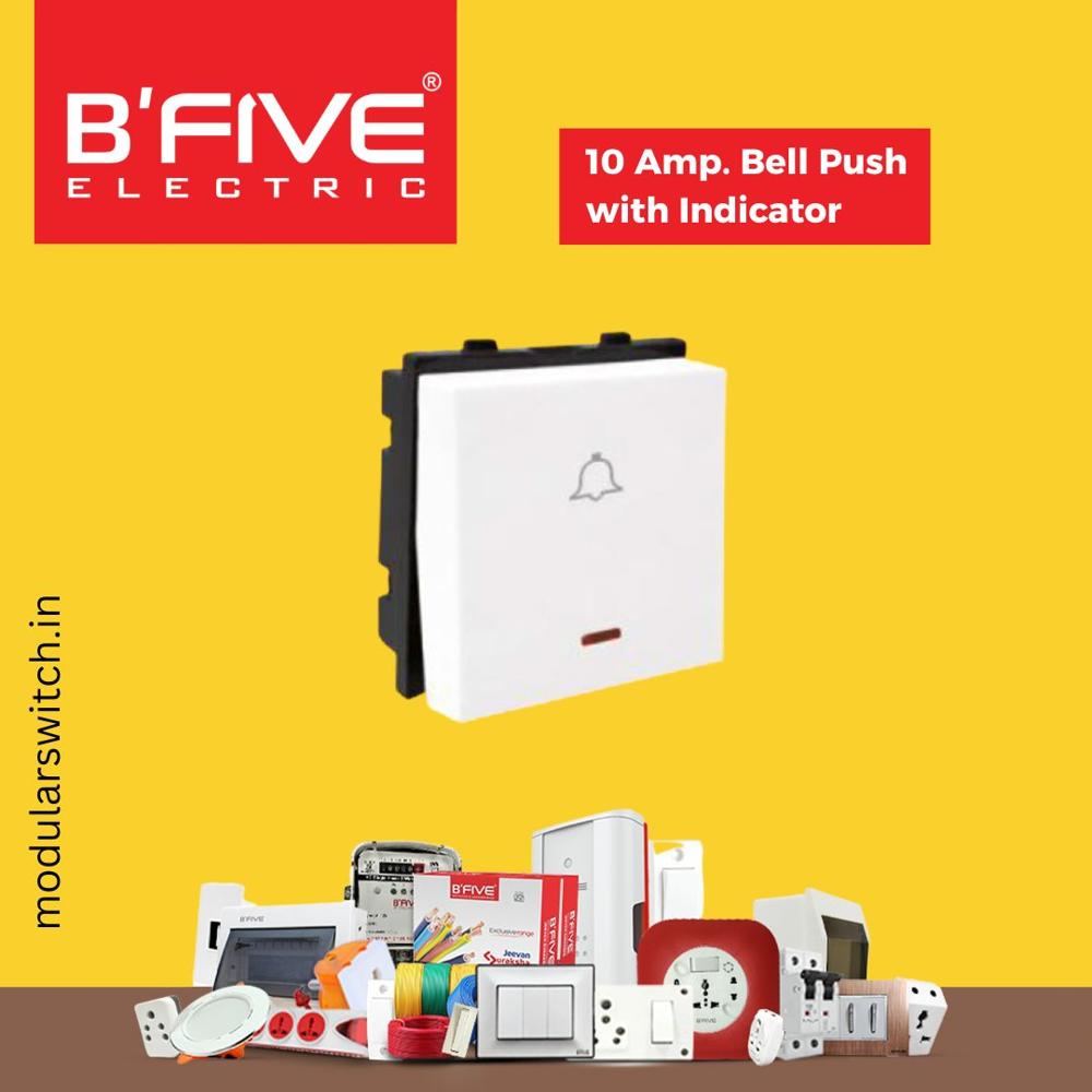 Bell Push | 10 AMP Bell Push with Indicator - 930