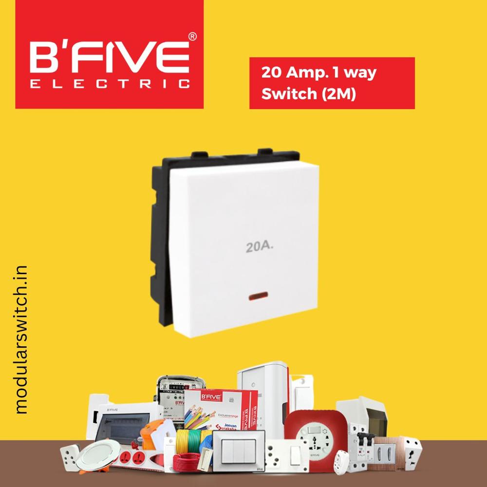 Modular Switch | 20 AMP 1 Way Switch - 932