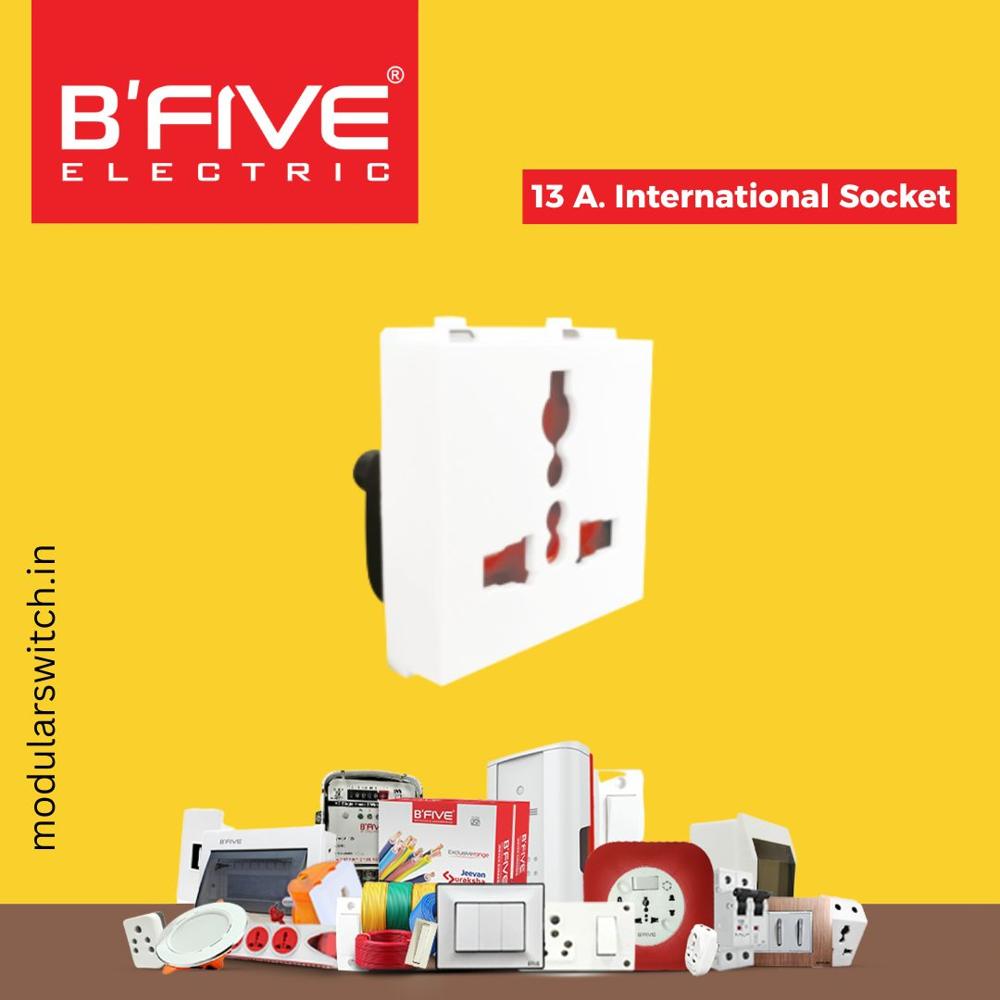  Electric Socket | 6A AND 13A International  Socket -937 