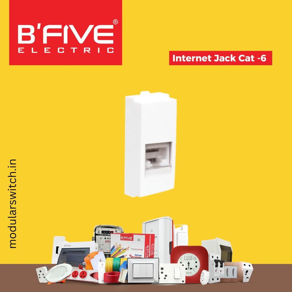 Electric Socket | Internet Jack Cat 6