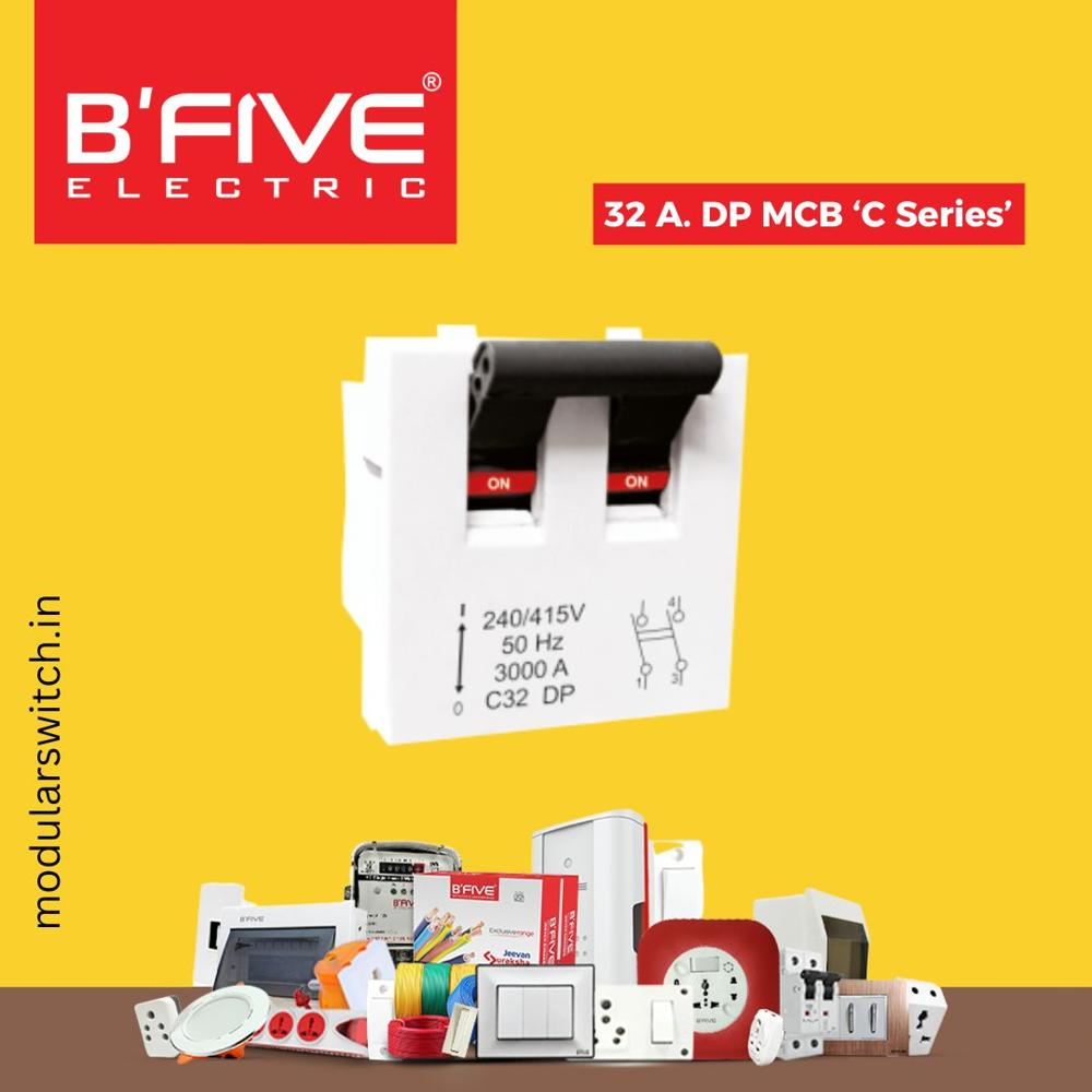 32A DP MCB C Series