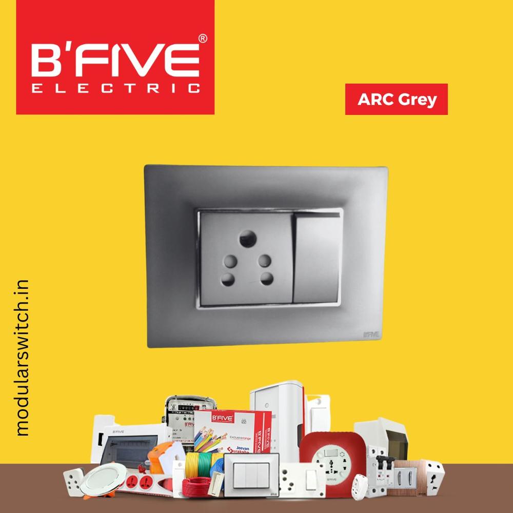 Switch Plate | Arc Grey - Application: Electrical