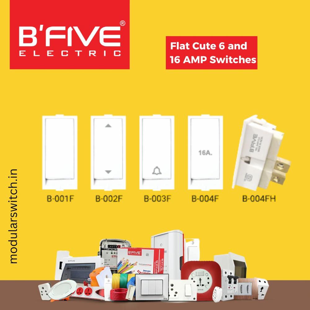 Flat Cute 6 and 16 AMP Switches