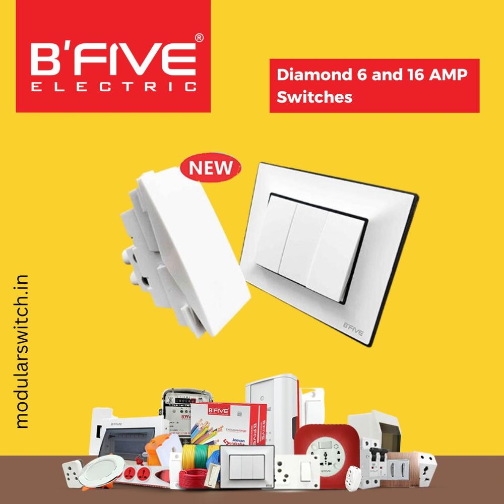 Diamond 6 and 16 AMP Switches