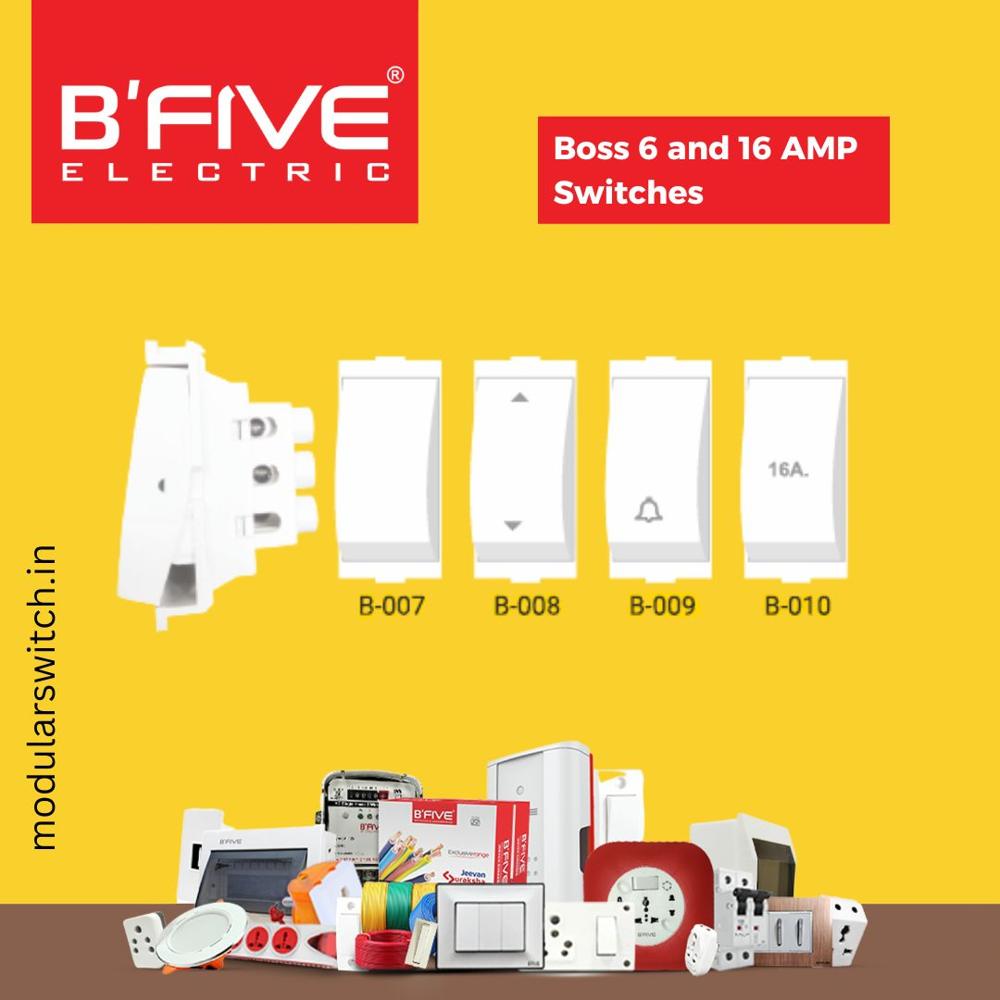 Modular Switches | Boss 6 and 16 AMP Switches
