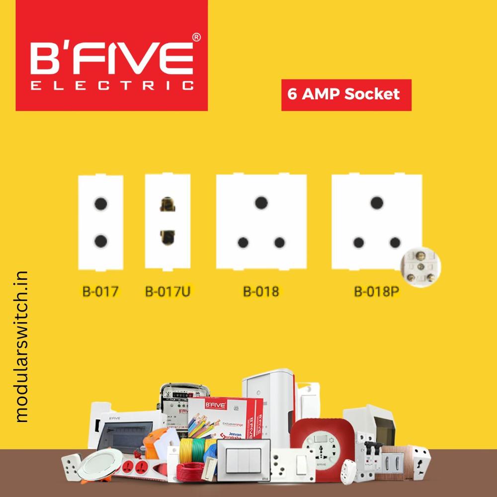 Electric Socket 6 AMP Socket