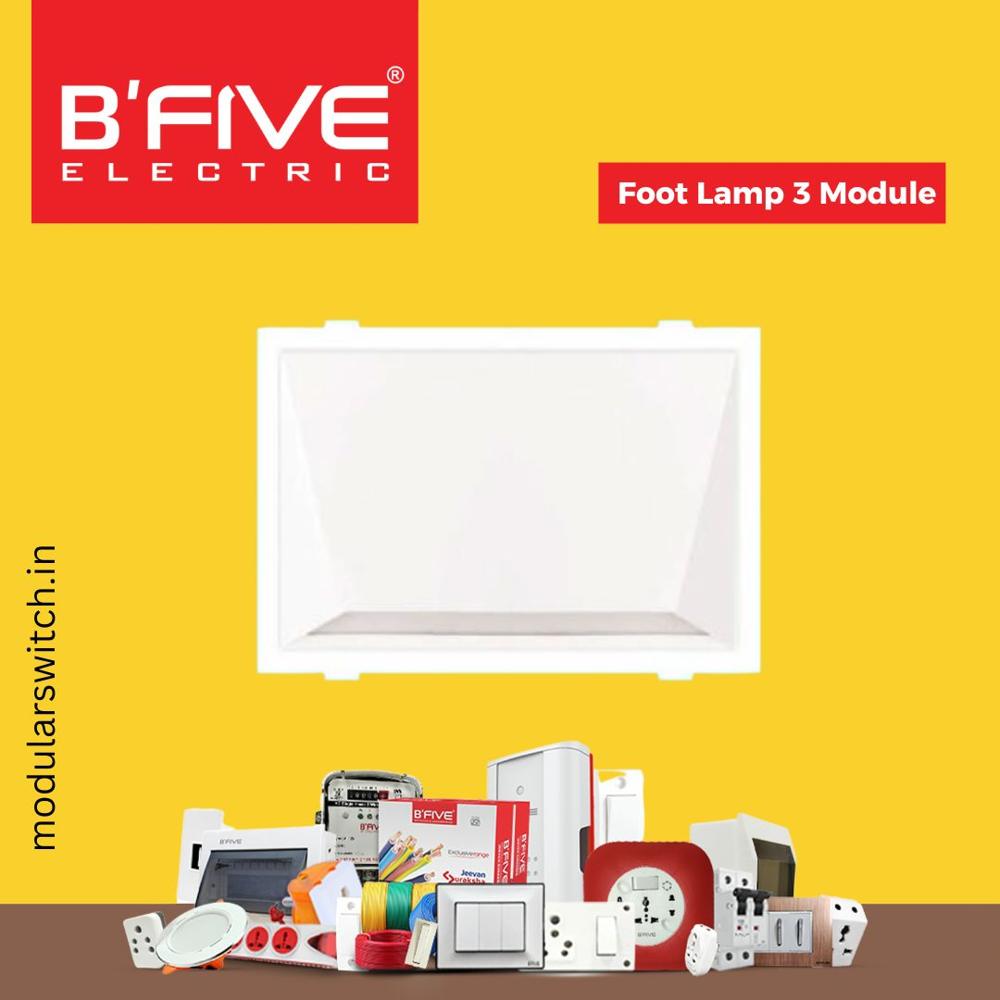 Foot Light | Foot Lamp 3 Module B-045m - Color: White