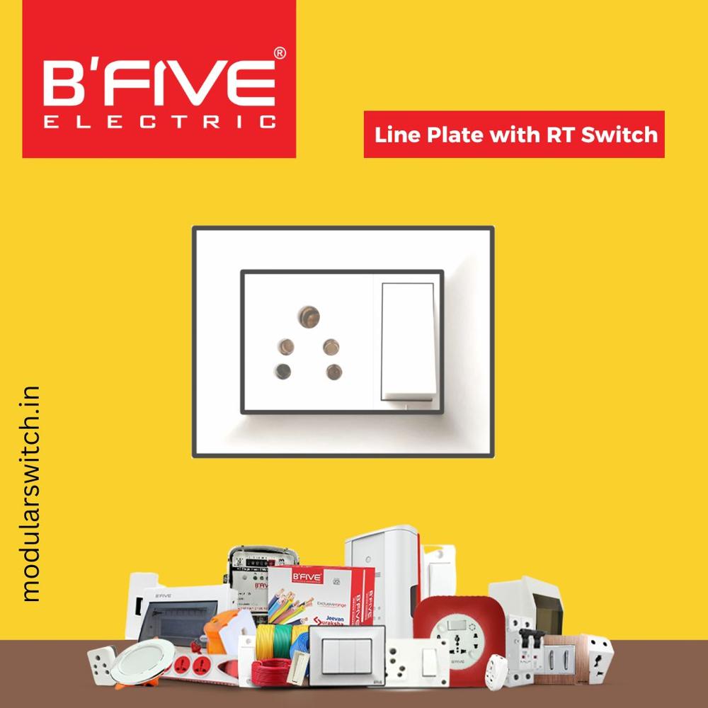 Switch Plate | Liner Modular Plates - Application: Electrical Fittings