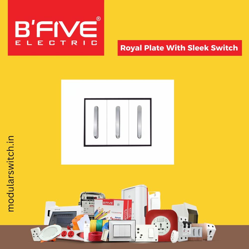Switch Plate | Royal Modular Plates - Application: Electrical Fittings For Wall Mounting