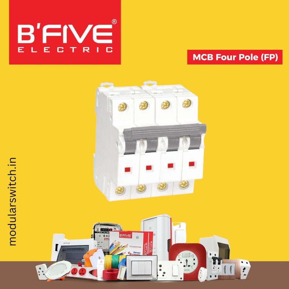 Mcb | Four Pole Mcb (fp) - Color: White