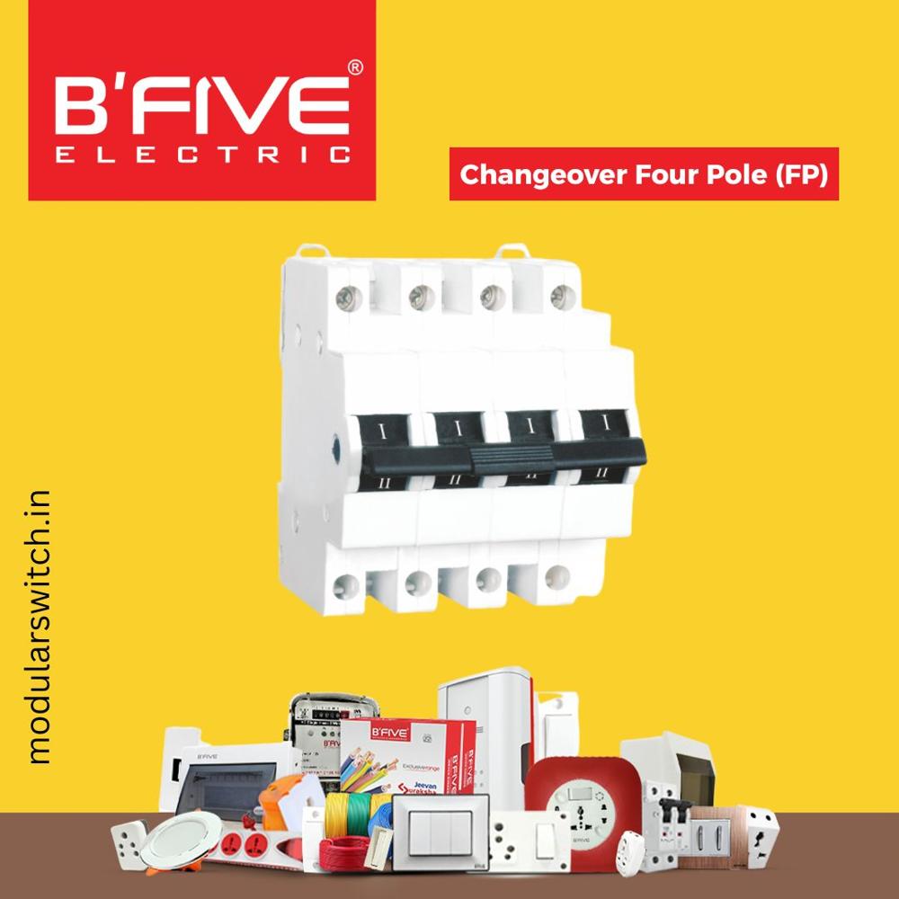 Change Over Four Pole - Color: White