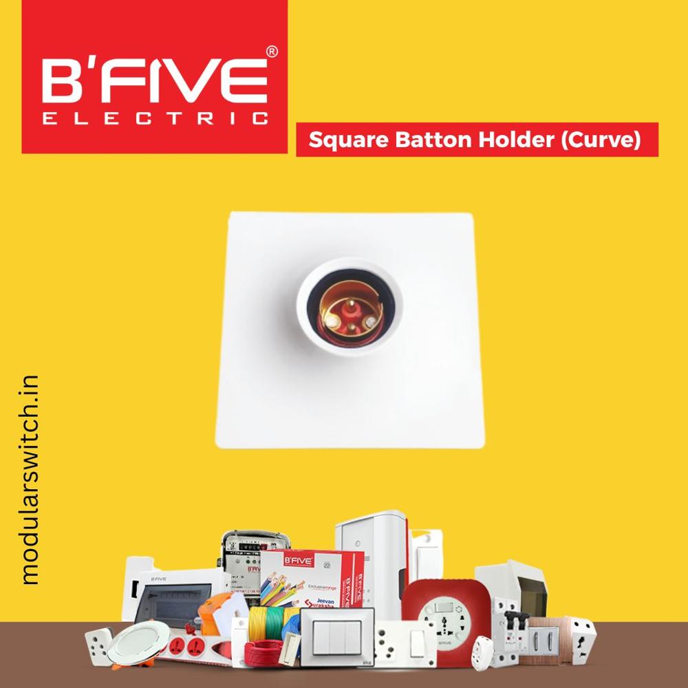Square Batten Holder Curve 