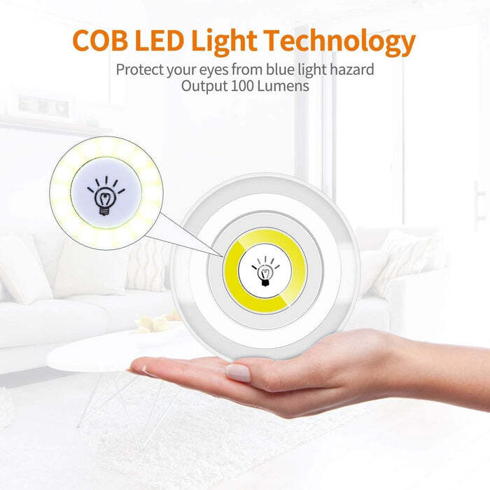 LED LIGHT UNDER CLOSET BATTERY POWERED CLOSET WALL LAMP