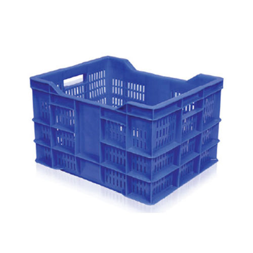 Blue 24Ltr 390 X 310 X 250Mm Fruits And Vegetables Crates