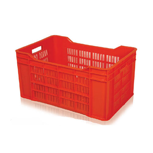 Red 44Ltr 542 X 360 X 290Mm Fruits And Vegetables Crates