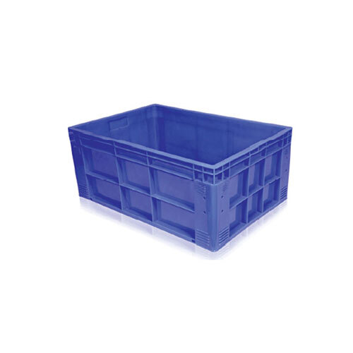 75Ltr 650 x 450 x 315mm Rigid Blue Colored Fish Crates