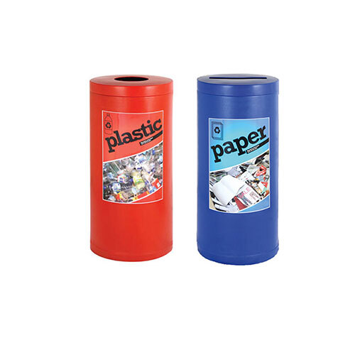 60Ltr 350 x 800mm Durable Outdoor Free Stand Litter Bin