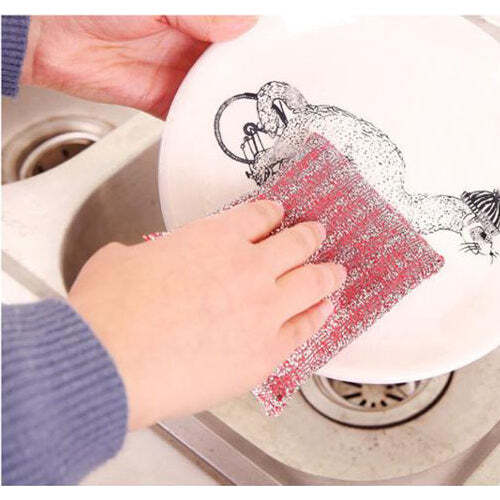 SCRATCH PROOF KITCHEN UTENSIL SCRUBBER PAD